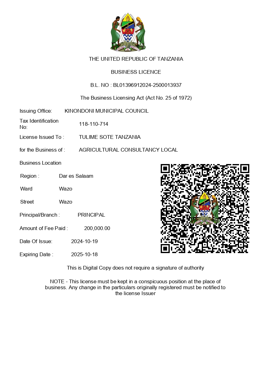 Business License Image